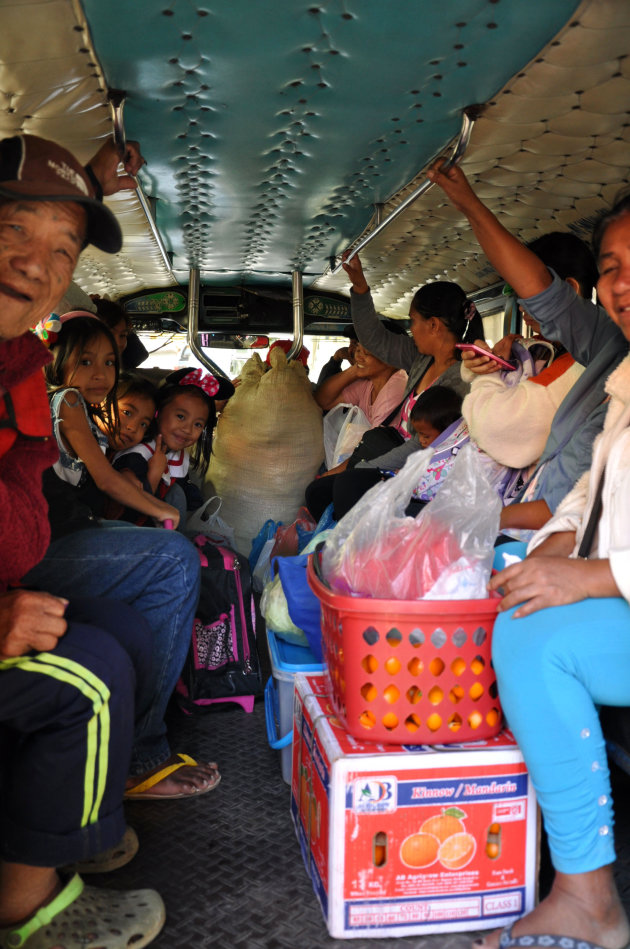 In de jeepney