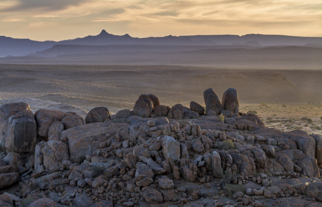 Zonsondergang nabij Fish River Canyon