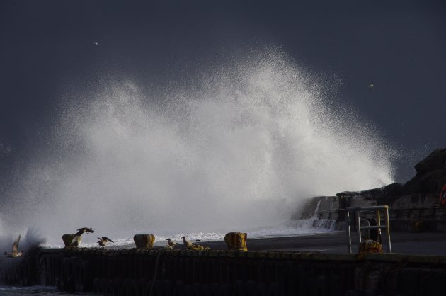 Stormachtig weer.