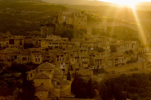 zonsopkomst boven Alquezar