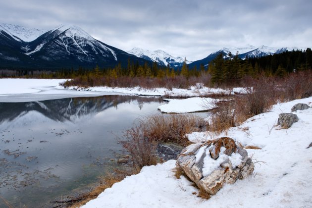 Vermillion Lakes bij Banff