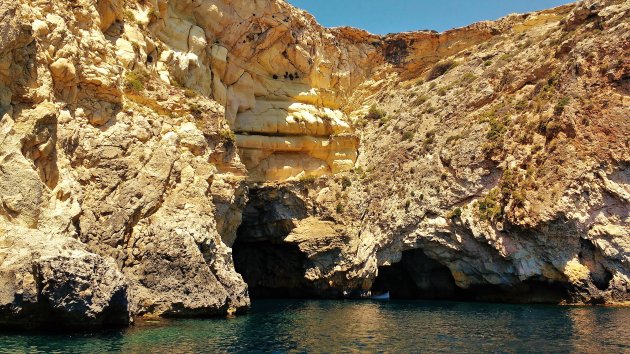 Natuurlijke grotten van de Blue Grotto