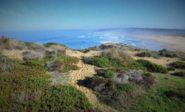 Uitzicht Praia de Ribeira