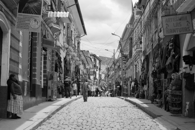 Street life in La Paz