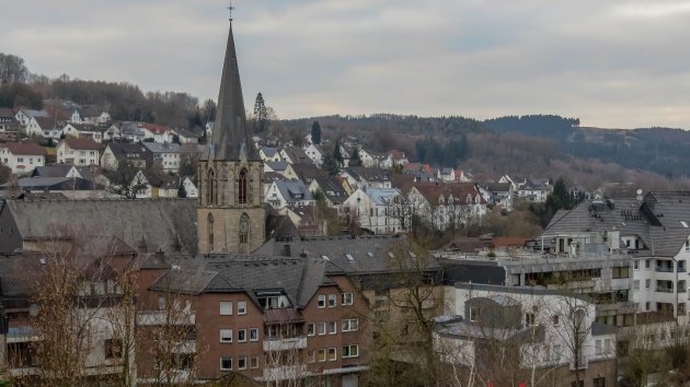 Stadsbeeld van Sundern