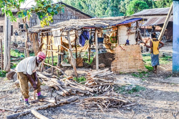 Het boerenbestaan in Ethiopië