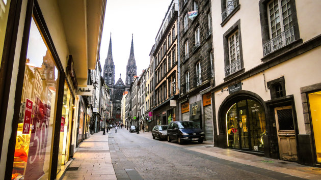 Wandelen door het centrum van Clermont-Ferrand