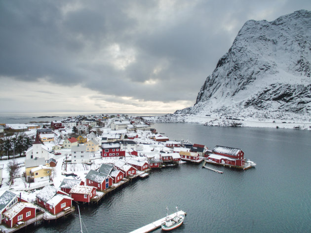 Winters Reine op de Lofoten