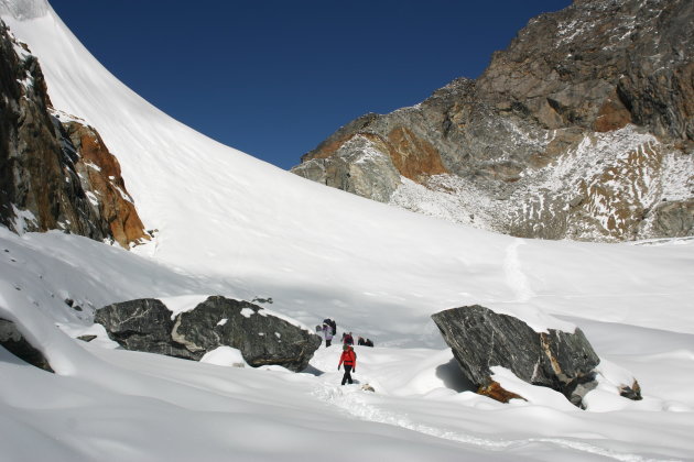 Net over Cho la pass