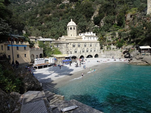 San Fruttuoso, enkel bereikbaar via de zee