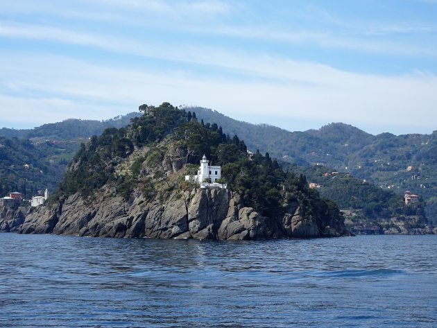 De vuurtoren van Portofino