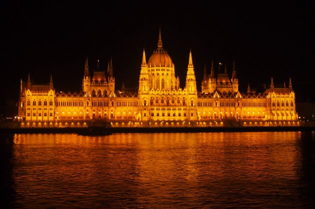 Parlementsgebouw aan de Donau