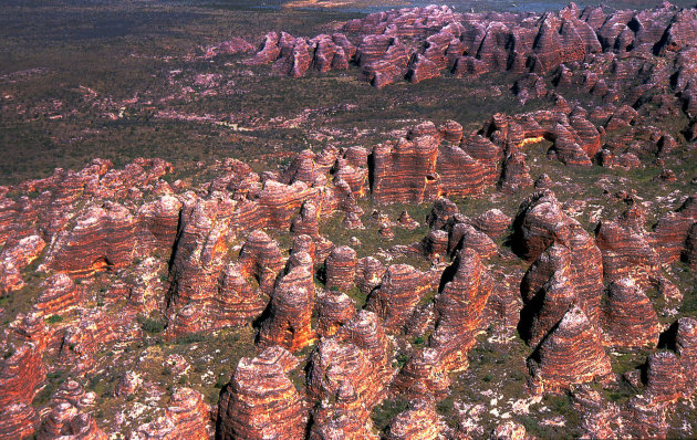 Bungelen boven de Bungle Bungles