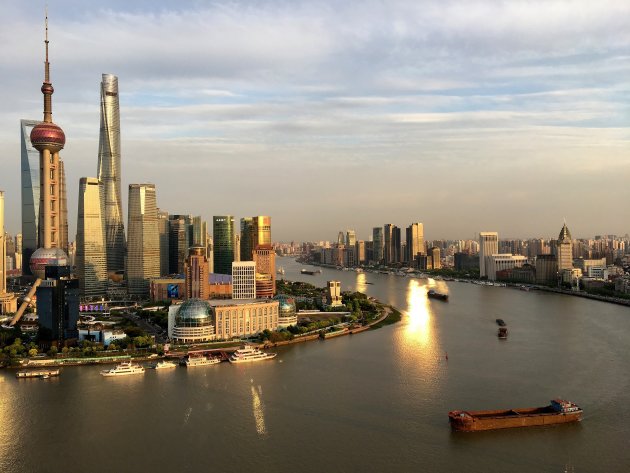 Shanghai from a rooftop bar