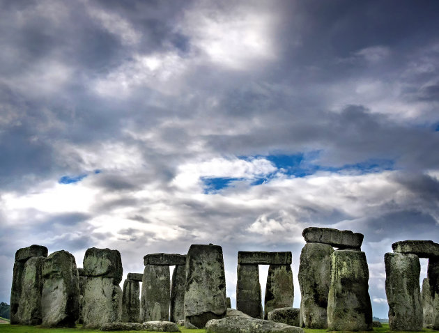 Stonehenge na de storm