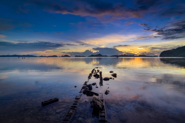 Blue hour in El Nido