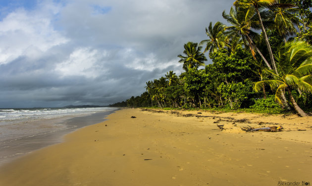 Verlaten strand