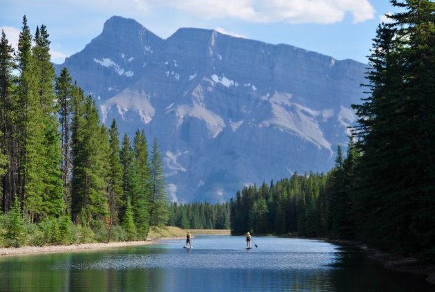 Suppen door de Rockies