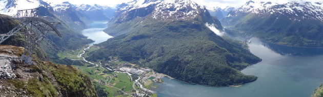 Met een fantastisch uitzicht over de fjorden