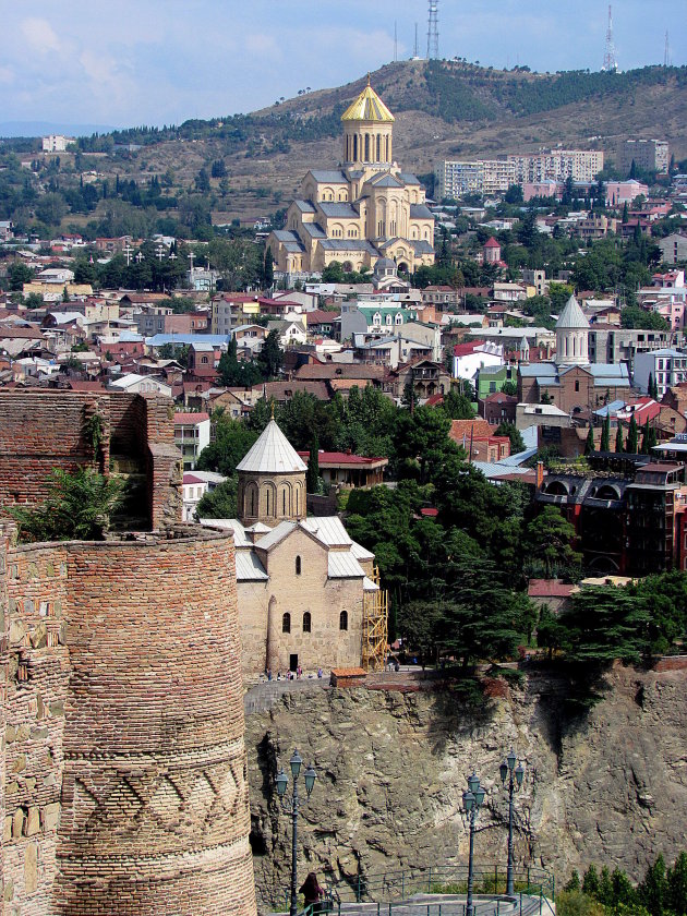 Uitzicht over Tbilisi