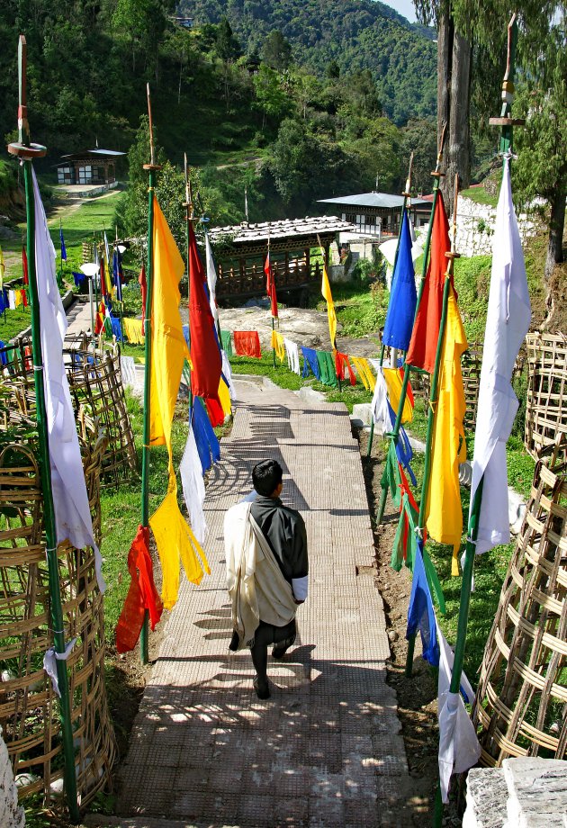 Bezoek aan de Trongsa Zhong