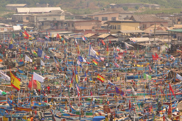 De haven van Elmina