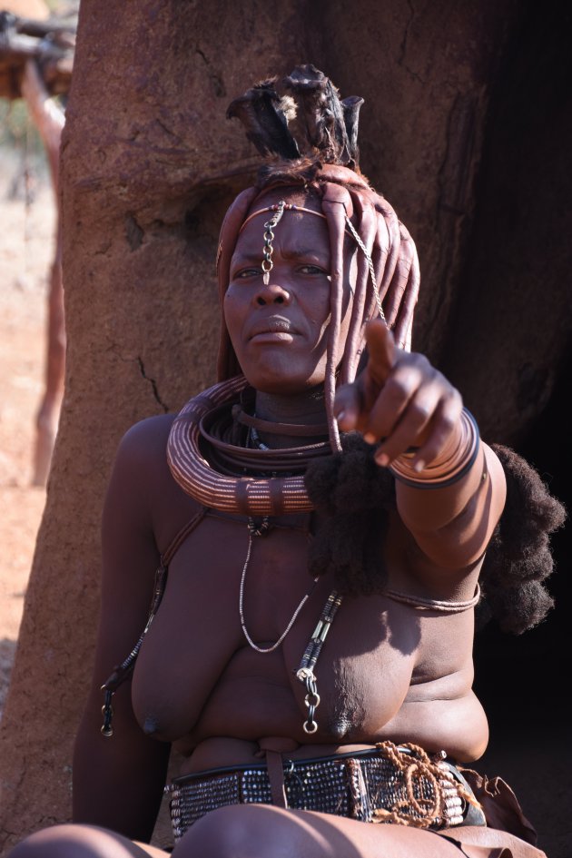 Himba vrouw