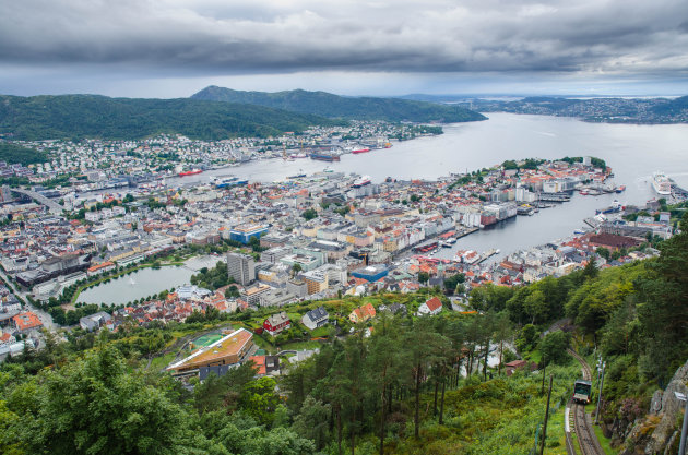 Bergen van boven