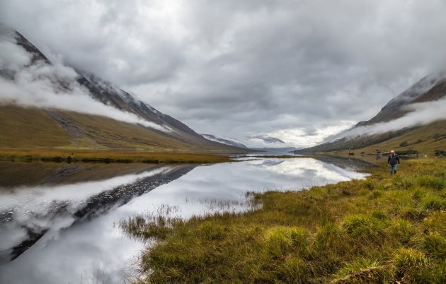 Wandelen bij loch Etive