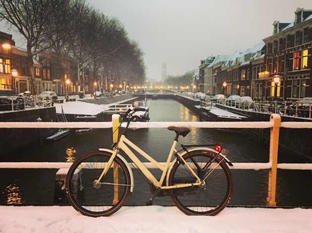 Mooi besneeuwd Utrecht