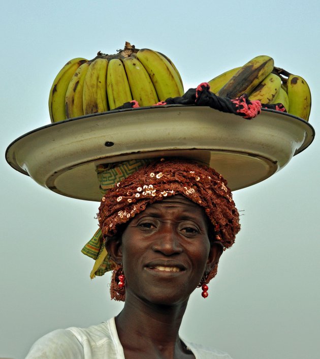 Bananenverkoopster