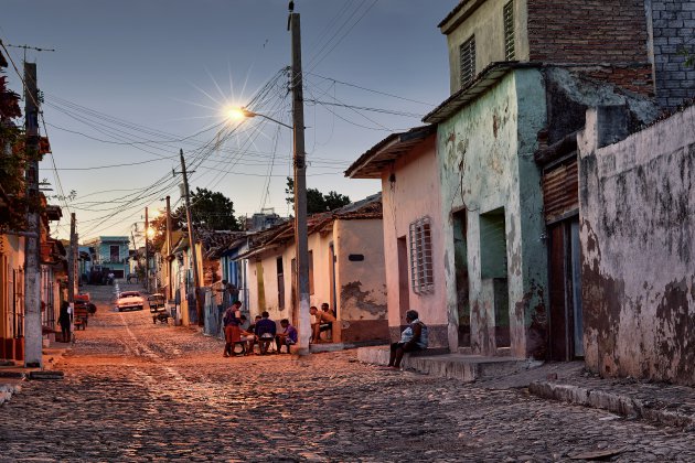 Straatbeeld Trinidad