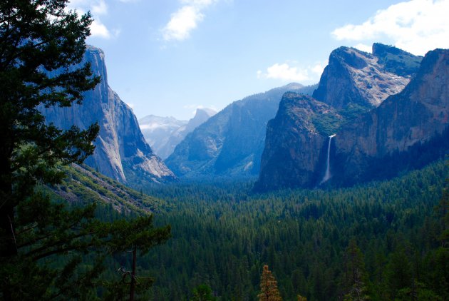 De vallei van Yosemite National Park