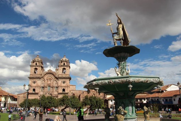 Cusco donkere wolk