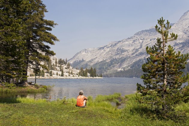 genieten in een rustig deel van Yosemite N.P.