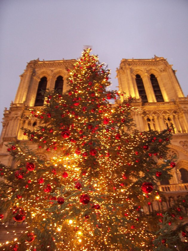 De Notre dame met kerst