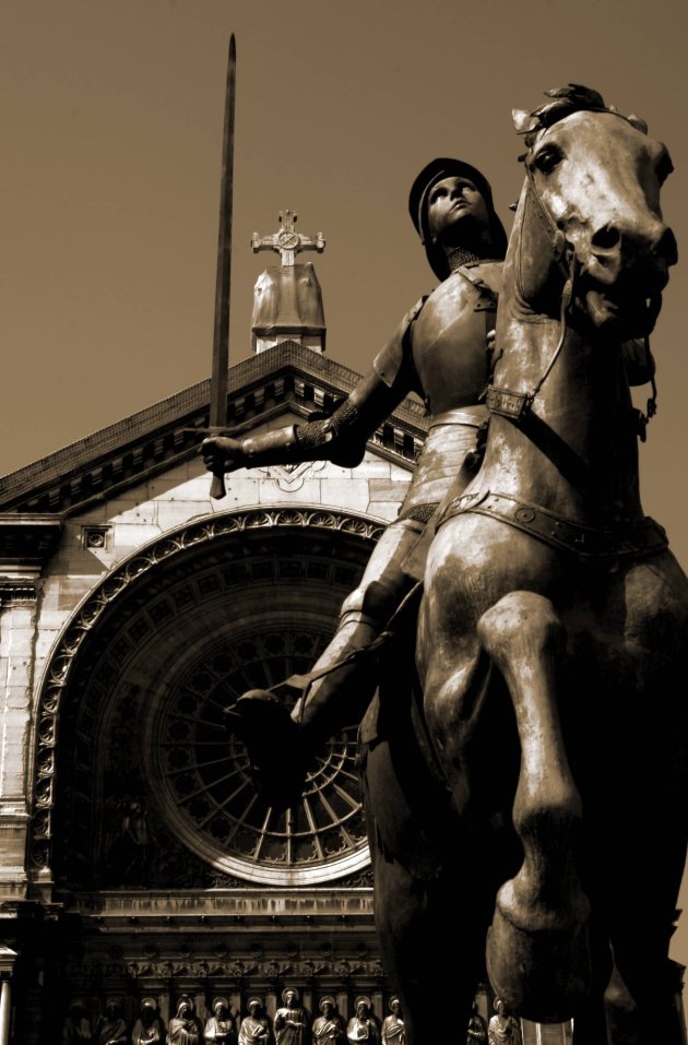 Jeanne d'Arc voor de St. Augustin