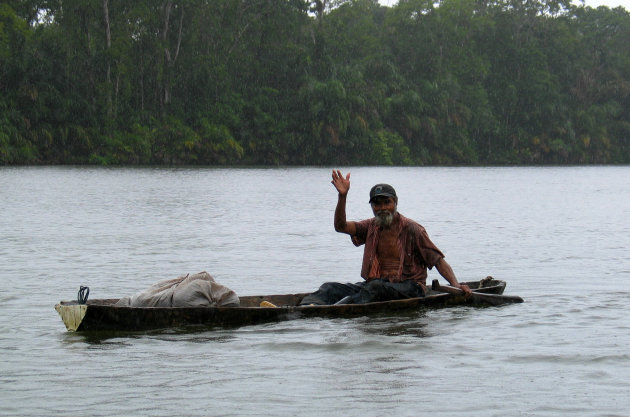 Een local bij Tortueguero