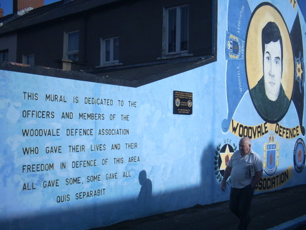 Mural in "Troubles"