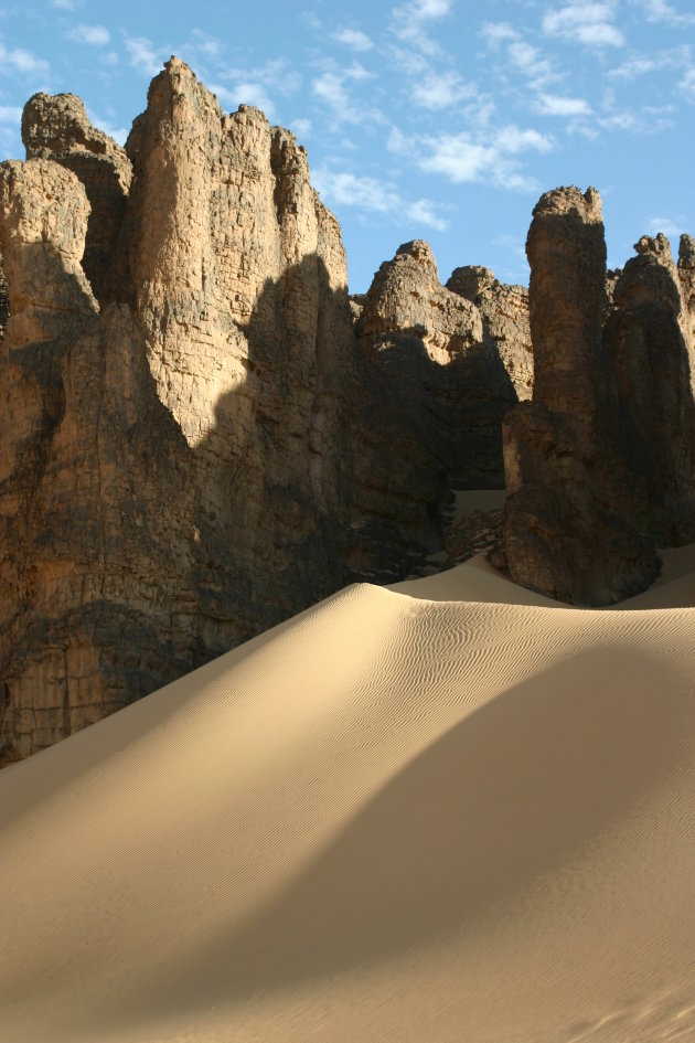 Sand and rocks