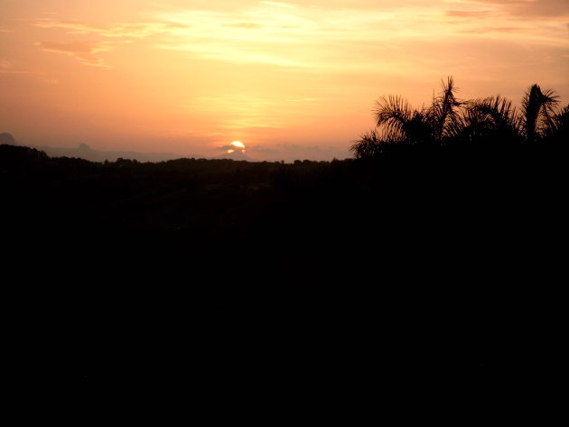 Sunset in Cuba