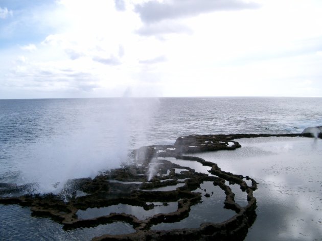 Blow holes