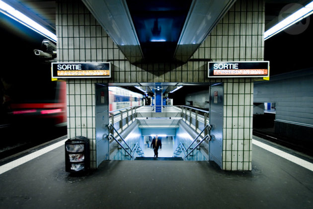 Dans le metro