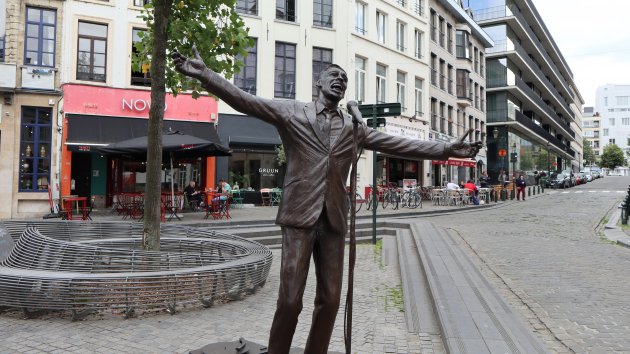 Jacques Brel heeft permanente plek op  Brussels plein