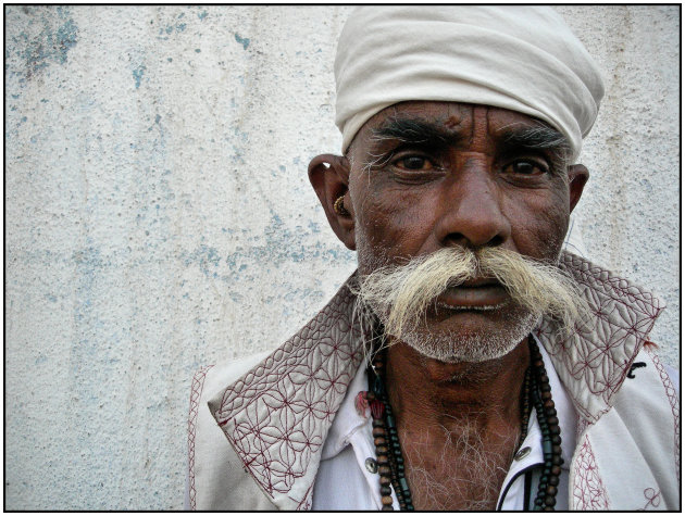 Man in white