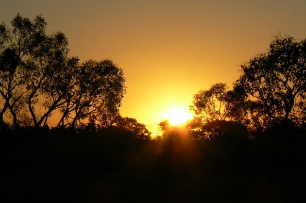 zonsondergang