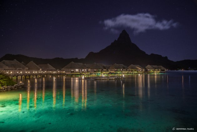 Bora Bora by night