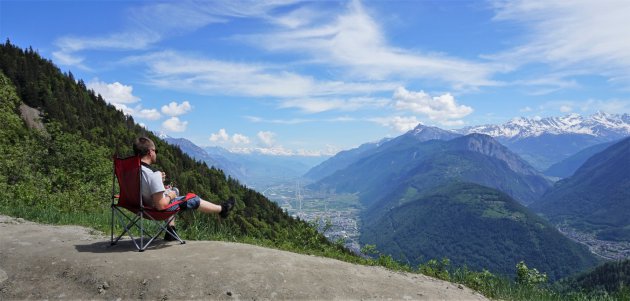 Rhône-dal bij Martigny