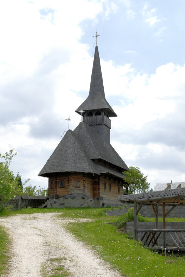 Houten kerkje