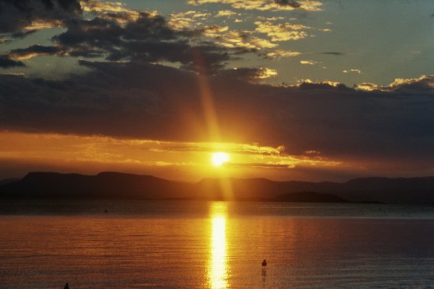 zonsondergang oslo fjord